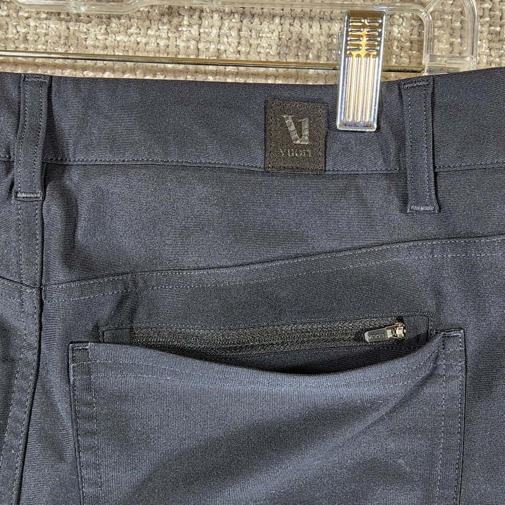 Vuori Meta Performance Chino Pants Mens 30x31 Black Stretch Straight Leg V4009 - Picture 8 of 13